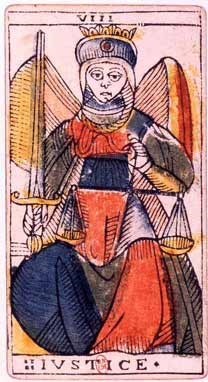 La Justice est la huitième lame du tarot de Marseille.  